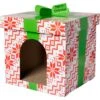 Frisco Holiday Gift Box Cardboard Cat House -Frisco Sales Store 287291 MAIN. AC SS1800 V1694809486