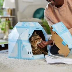 Frisco Igloo Cardboard Cat House 11 Frisco Igloo Cardboard Cat House -Frisco Sales Store 287293 PT3. AC SS1800 V1692035199