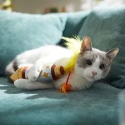 Frisco New Year's Eve Firework Plush Kicker Cat Toy With Catnip -Frisco Sales Store 288474 PT3. AC SS1800 V1638288685