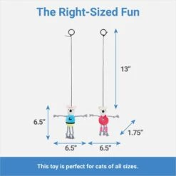 Frisco New Year, New Me Gym Bouncy Mice Plush Cat Toy With Catnip 6 Frisco New Year, New Me Gym Bouncy Mice Plush Cat Toy With Catnip -Frisco Sales Store 288949 PT1. AC SS1800 V1640722601