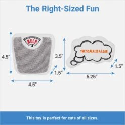 Frisco Scale & Message Bubble Plush Cat Toy With Catnip, 2 Count 6 Frisco Scale & Message Bubble Plush Cat Toy With Catnip, 2 Count -Frisco Sales Store 288959 PT1. AC SS1800 V1640722344