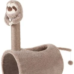 Frisco Animal Series Cat Tunnel With Scratching Post, Sloth -Frisco Sales Store 289346 PT2. AC SS1800 V1630679827