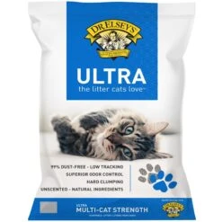 Frisco Butterfly Cat Tracks Cat Toy & Dr. Elsey's Ultra Unscented Clumping Clay Cat Litter -Frisco Sales Store 293022 PT5. AC SS1800 V1700675844