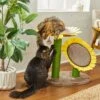 Frisco Sunflower Cat Scratching Post, Two Post With Lounger -Frisco Sales Store 296688 MAIN. AC SS1800 V1632856014