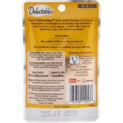 Hartz Delectables Stew Chicken & Tuna Lickable Cat Treat & Frisco Foldable Play Tri-Tunnel Cat Toy -Frisco Sales Store 298074 PT2. AC SS1800 V1621266442