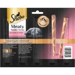 Sheba Meaty Tender Sticks Salmon Flavored Soft Adult Cat Treats & Frisco Plush, Teaser, Ball & Tunnel Variety Pack Cat Toy With Catnip -Frisco Sales Store 298508 PT2. AC SS1800 V1623201162