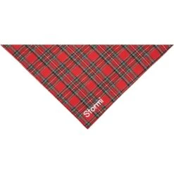 Frisco Tartan Plaid Embroidered Personalized Dog & Cat Bandana -Frisco Sales Store 301157 PT3. AC SS1800 V1628013767