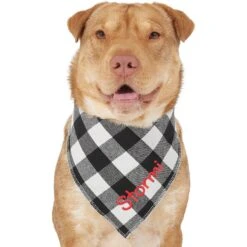 Frisco Buffalo Check Embroidered Personalized Dog & Cat Bandana -Frisco Sales Store 301162 PT6. AC SS1800 V1628536015