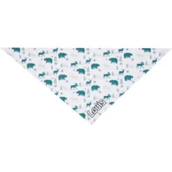 Frisco Buffalo Plaid Winter Animals Personalized Dog & Cat Bandana -Frisco Sales Store 301365 PT3. AC SS1800 V1627655210