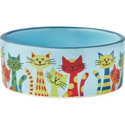 Frisco New York Non-skid Ceramic Cat Dish & Frisco New York Non-skid Ceramic Cat Bowl -Frisco Sales Store 302488 PT5. AC SS1800 V1623082944
