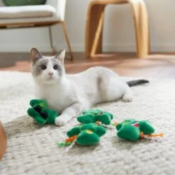 Frisco St. Patrick's Shamrock Plush Cat Toy With Catnip -Frisco Sales Store 303102 PT3. AC SS1800 V1641230285