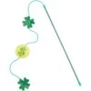 Frisco St. Patrick's Shamrock Teaser Wand Cat Toy With Catnip -Frisco Sales Store 303108 MAIN. AC SS1800 V1641230189