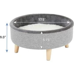 Frisco Modern Round Elevated Cat Bed & Frisco Modern Tunnel Elevated Cat Bed -Frisco Sales Store 303470 PT2. AC SS1800 V1623057757