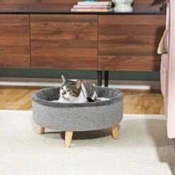 Frisco Modern Round Elevated Cat Bed & Frisco Modern Tunnel Elevated Cat Bed -Frisco Sales Store 303470 PT4. AC SS1800 V1623068864