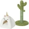 Frisco Novelty Unicorn Covered Cat & Dog Bed & Frisco Cactus Cat Scratching Post -Frisco Sales Store 303496 MAIN. AC SS1800 V1623051464