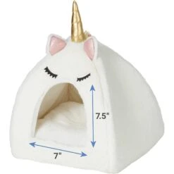 Frisco Novelty Unicorn Covered Cat & Dog Bed & Frisco Cactus Cat Scratching Post -Frisco Sales Store 303496 PT2. AC SS1800 V1623043945