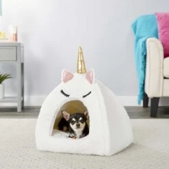 Frisco Novelty Unicorn Covered Cat & Dog Bed & Frisco Cactus Cat Scratching Post -Frisco Sales Store 303496 PT4. AC SS1800 V1623088955