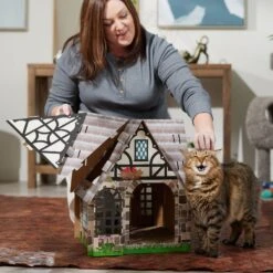 Frisco Tudor House Cardboard Cat House -Frisco Sales Store 308815 PT3. AC SS1800 V1696880189