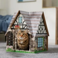 Frisco Tudor House Cardboard Cat House -Frisco Sales Store 308815 PT4. AC SS1800 V1696968878