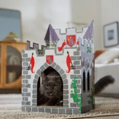 Frisco Castle Cardboard Cat House, 2-Story -Frisco Sales Store 308822 PT4. AC SS1800 V1688677261