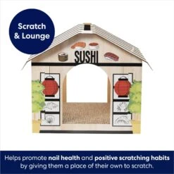 Frisco Sushi Shop Cardboard Cat House -Frisco Sales Store 308827 PT2. AC SS1800 V1678125453
