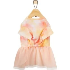 Frisco Tie Dye Pink Tutu Dog & Cat Dress -Frisco Sales Store 312152 PT4. AC SS1800 V1644527823