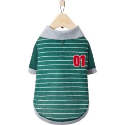 Frisco Green Rugby Dog & Cat Polo Shirt -Frisco Sales Store 315084 PT4. AC SS1800 V1646440721