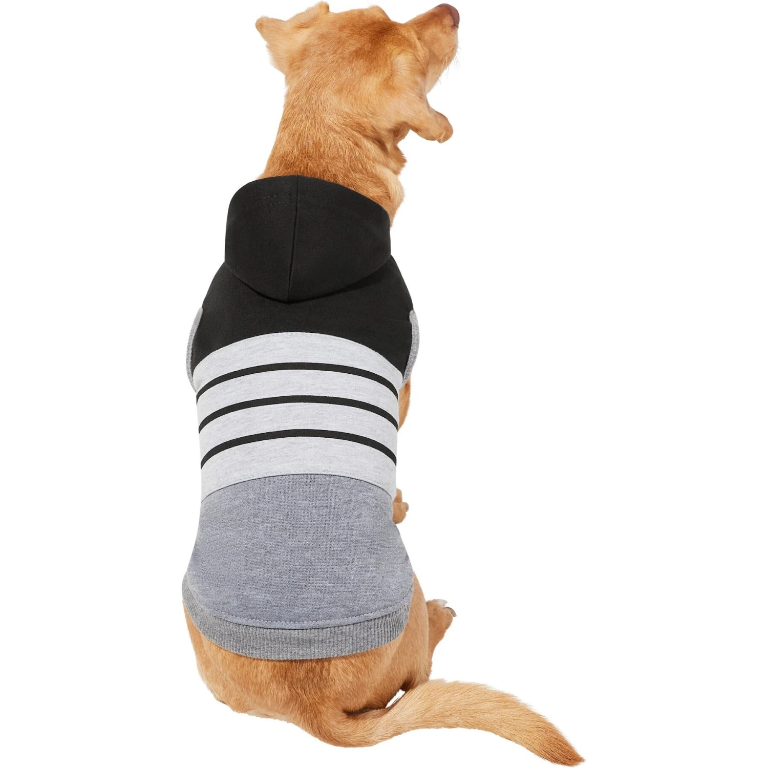 Frisco Gray Striped Dog & Cat Hoodie 3 Frisco Gray Striped Dog & Cat Hoodie