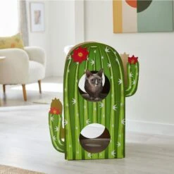 Frisco Cactus Cardboard Cat House, 2-Story -Frisco Sales Store 317725 PT3. AC SS1800 V1642099098