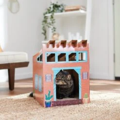 Frisco Southwestern House Cardboard Cat House -Frisco Sales Store 317739 PT3. AC SS1800 V1642099125
