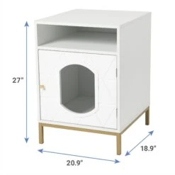 Frisco Elevated Side Table Litter Box Cover -Frisco Sales Store 322627 PT2. AC SS1800 V1661376260
