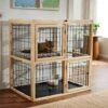 Frisco Collapsible Wood & Wire Cat Cage Playpen, 2 Level -Frisco Sales Store 323214 MAIN. AC SS1800 V1645473402