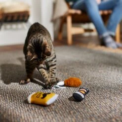 Frisco Dad's Essentials Plush Cat Toy With Catnip, 3 Count -Frisco Sales Store 327031 PT3. AC SS1800 V1648667368