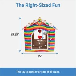 Frisco Pride Love Wins Cardboard Cat House -Frisco Sales Store 331675 PT1. AC SS1800 V1649784999