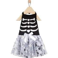 Frisco Silver Metallic Skull Dog & Cat Dress -Frisco Sales Store 335154 PT4. AC SS1800 V1658343223
