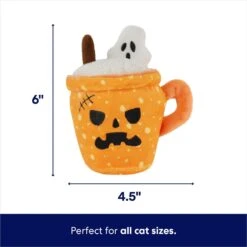 Frisco Halloween Spooky Pumpkin Spice Latte Plush Cat Toy With Catnip 7 Frisco Halloween Spooky Pumpkin Spice Latte Plush Cat Toy With Catnip -Frisco Sales Store 344080 PT1. AC SS1800 V1689872778