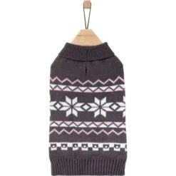 Frisco Gray Chevron Print Dog & Cat Sweater -Frisco Sales Store 353555 PT4. AC SS1800 V1659727100