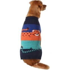 Frisco Anaconda Cheetah Colorblock Dog & Cat Sweater -Frisco Sales Store 353596 PT2. AC SS1800 V1659006992