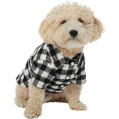 Frisco Black Plaid Dog & Cat Shirt -Frisco Sales Store 353682 PT2. AC SS1800 V1659007316