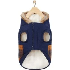 Frisco Mid-Heavyweight Plaid Fleece Lined Dog & Cat Coat -Frisco Sales Store 353885 PT5. AC SS1800 V1659726781