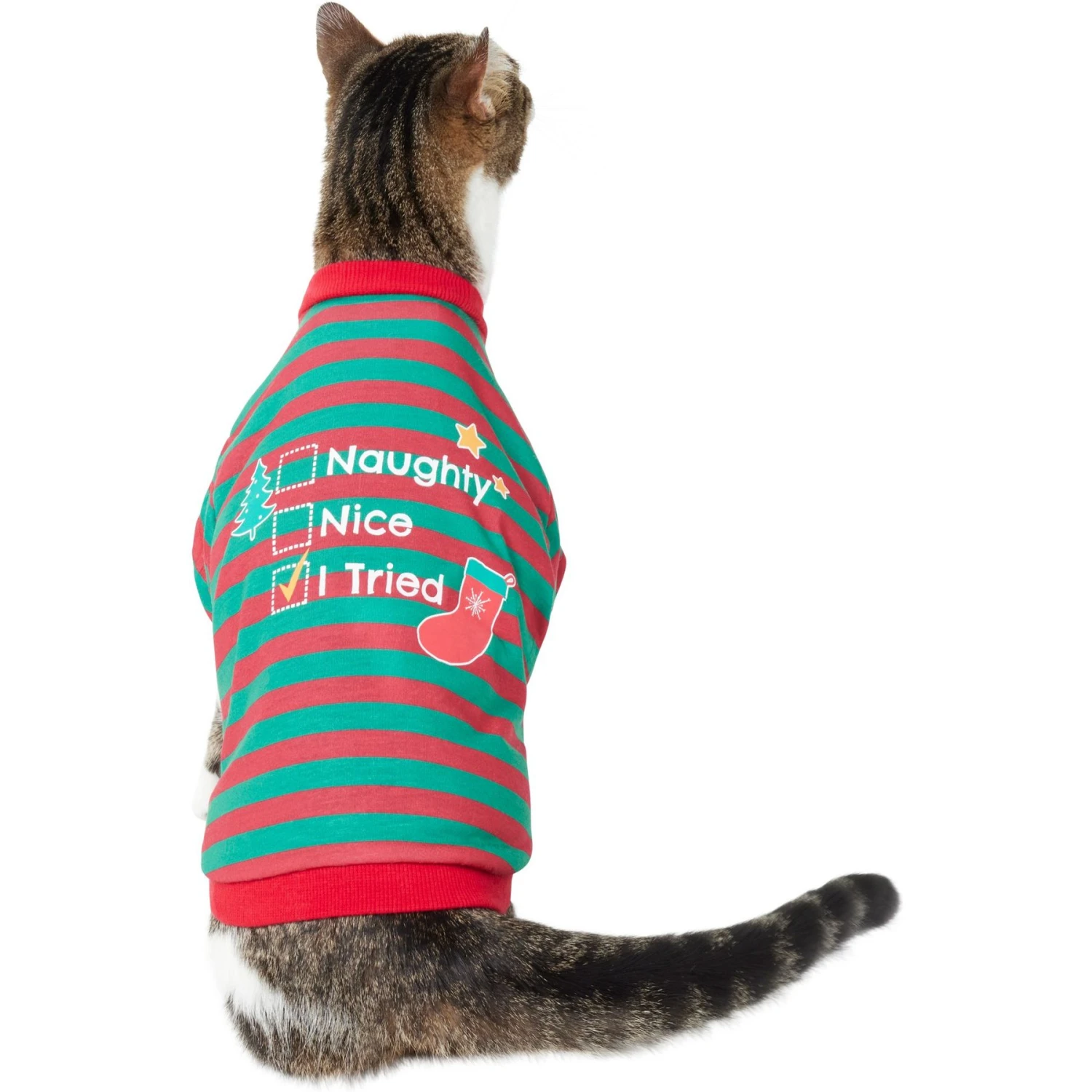Frisco Naughty, Nice, I Tried Dog & Cat T-Shirt 3 Frisco Naughty, Nice, I Tried Dog & Cat T-Shirt