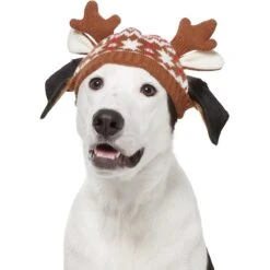 Frisco Antler Fair Isle Dog & Cat Hat -Frisco Sales Store 358313 PT2. AC SS1800 V1660764826