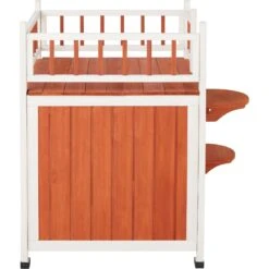 Frisco Outdoor Wooden Cat House With Elevated Balcony Steps -Frisco Sales Store 360998 PT2. AC SS1800 V1657828189