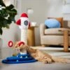Frisco Rocket Ship 23" Sisal Cat Scratching Post With Play Base -Frisco Sales Store 371365 MAIN. AC SS1800 V1664373301