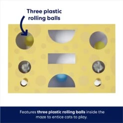 Frisco Cheese Interactive Maze Cardboard Cat Toy Box With Catnip 10 Frisco Cheese Interactive Maze Cardboard Cat Toy Box With Catnip -Frisco Sales Store 506106 PT2. AC SS1800 V1671551751