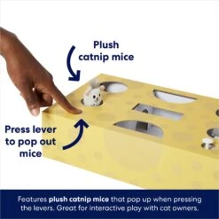 Frisco Cheese Interactive Maze Cardboard Cat Toy Box With Catnip 11 Frisco Cheese Interactive Maze Cardboard Cat Toy Box With Catnip -Frisco Sales Store 506106 PT3. AC SS1800 V1671551754