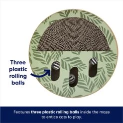 Frisco Interactive Maze & Scratch Cardboard Cat Toy Box With Catnip, Palms 10 Frisco Interactive Maze & Scratch Cardboard Cat Toy Box With Catnip, Palms -Frisco Sales Store 506130 PT2. AC SS1800 V1671551754