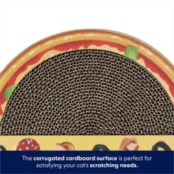 Frisco Interactive Maze & Scratch Cardboard Cat Toy With Catnip, Pizza -Frisco Sales Store 506154 PT3. AC SS1800 V1671551750