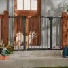 Frisco Outdoor Steel Arch Extra Wide Auto-Close Dog Gate -Frisco Sales Store 507118 MAIN. AC SS1800 V1668737294