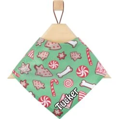 Frisco Gingerbread Treats Personalized Dog & Cat Bandana